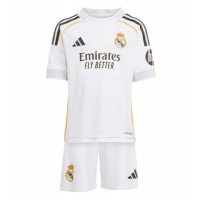 Real Madrid Kylian Mbappe #9 Koti Peliasu Lasten 2025-26 Lyhythihainen (+ Lyhyet housut)
